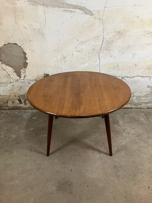Tavolino rotondo design svedese vintage anni 50 [ck1945] misure Ø90 H.55