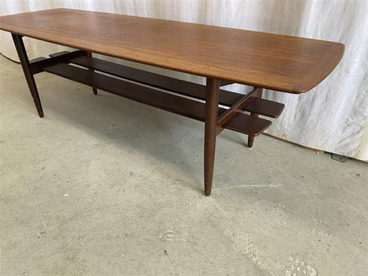 Tavolino vintage design danese anni 60 [j44152] misure L.166 H.50 P.54