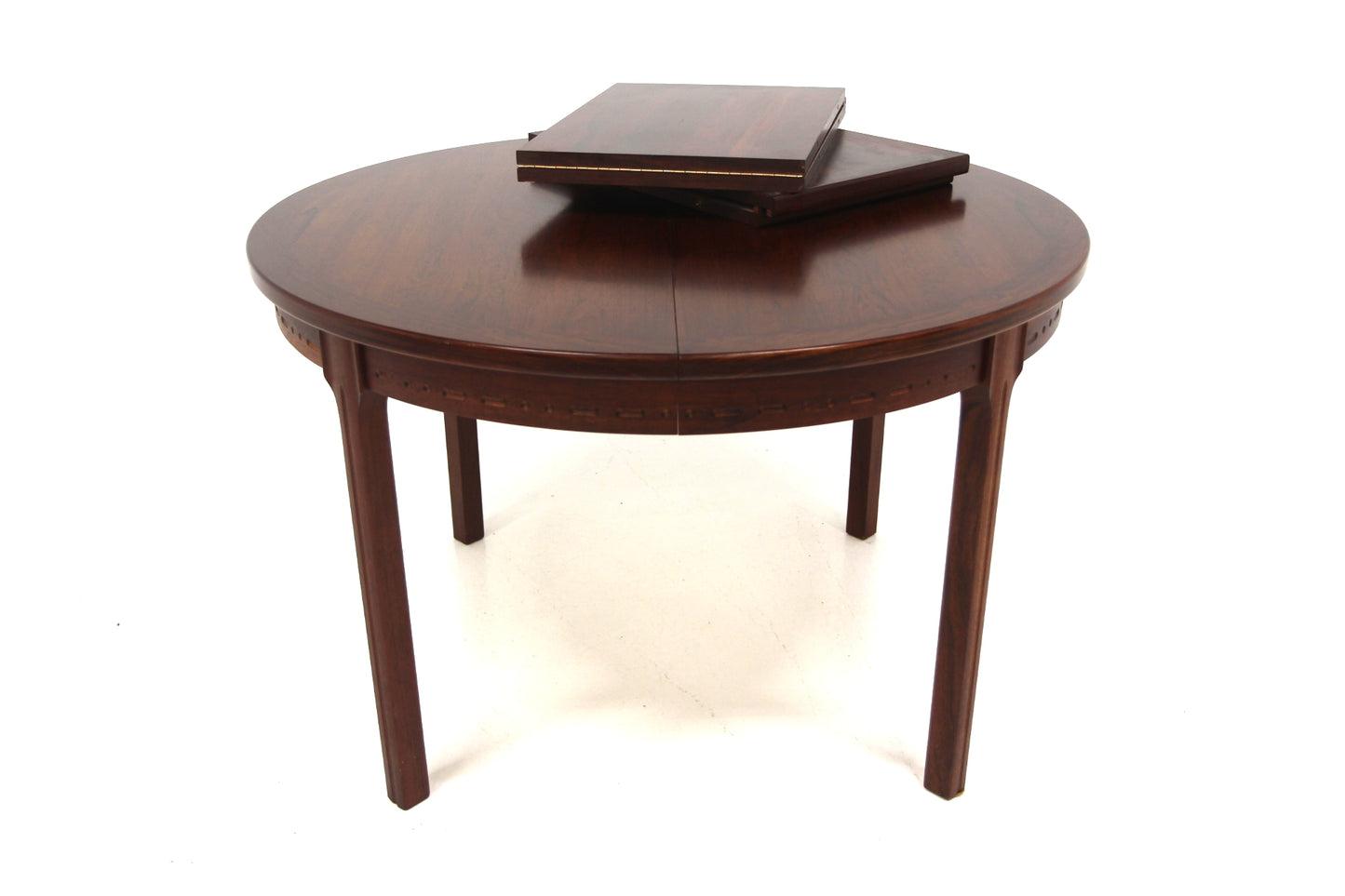 Tavolo rotondo "Rimbo" Leif & Bengt Troedsson design svedese vintage anni 60 [sw27778] misure L.115 +40 +40 H.73
