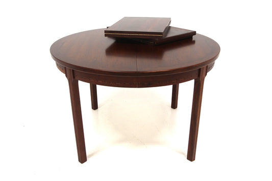 Tavolo rotondo "Rimbo" Leif & Bengt Troedsson design svedese vintage anni 60 [sw27778] misure L.115 +40 +40 H.73