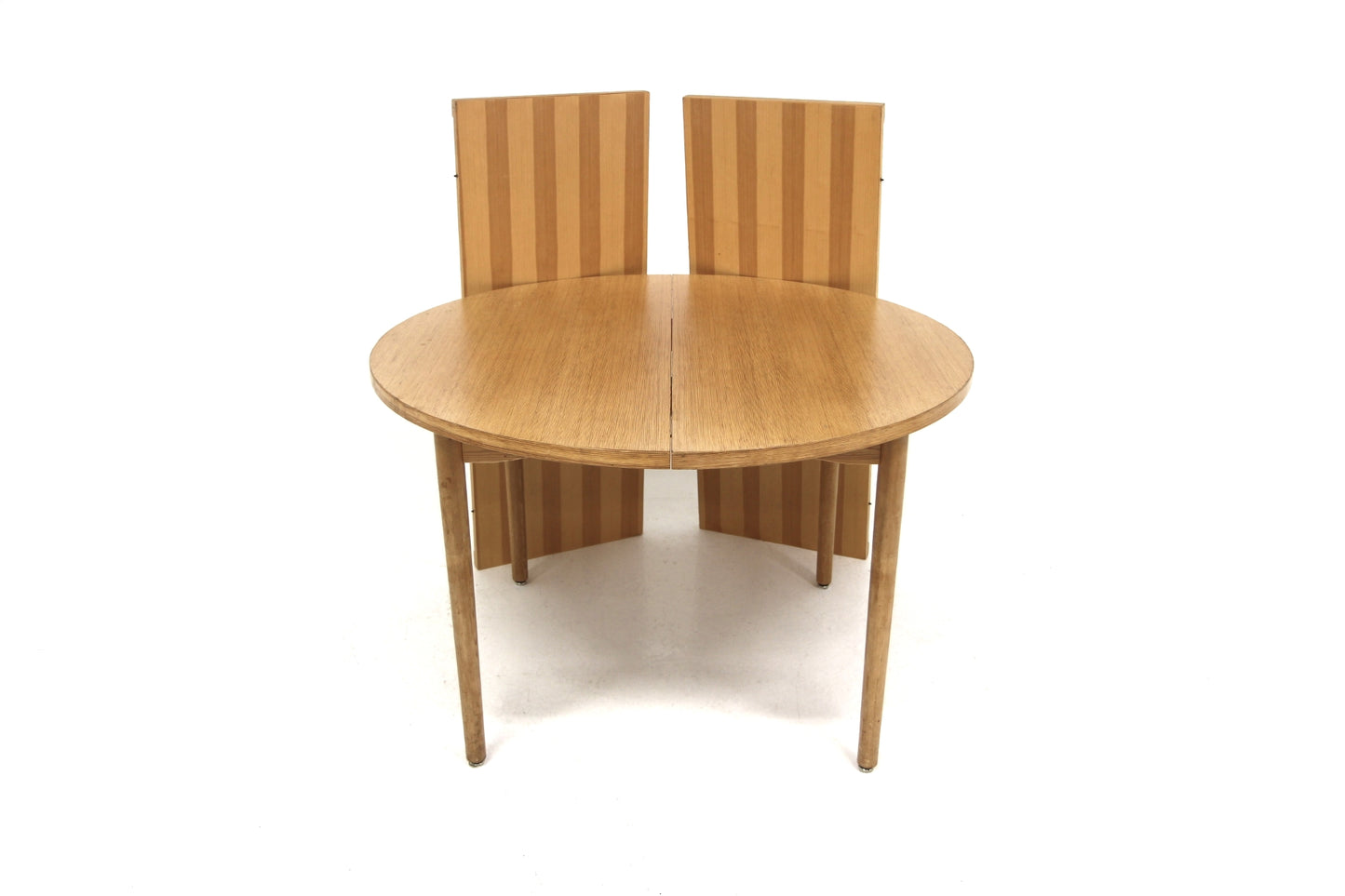 Tavolo tondo design svedese vintage anni 60 [sw24579] misure L.112 +45 +45 H.71,5
