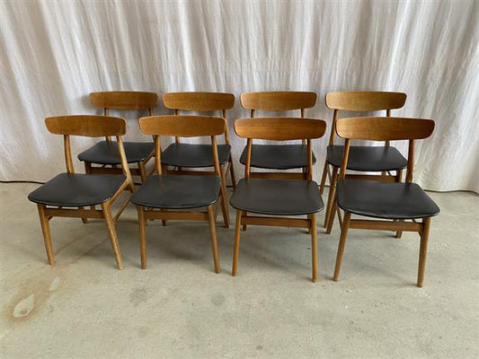 Sedie Farstrup vintage design danese anni 60 [j44162] misure su richiesta
