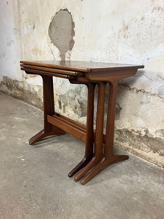 Tavolini tris Erling Torvits design danese vintage anni 50 [ck1841] misure da richiedere