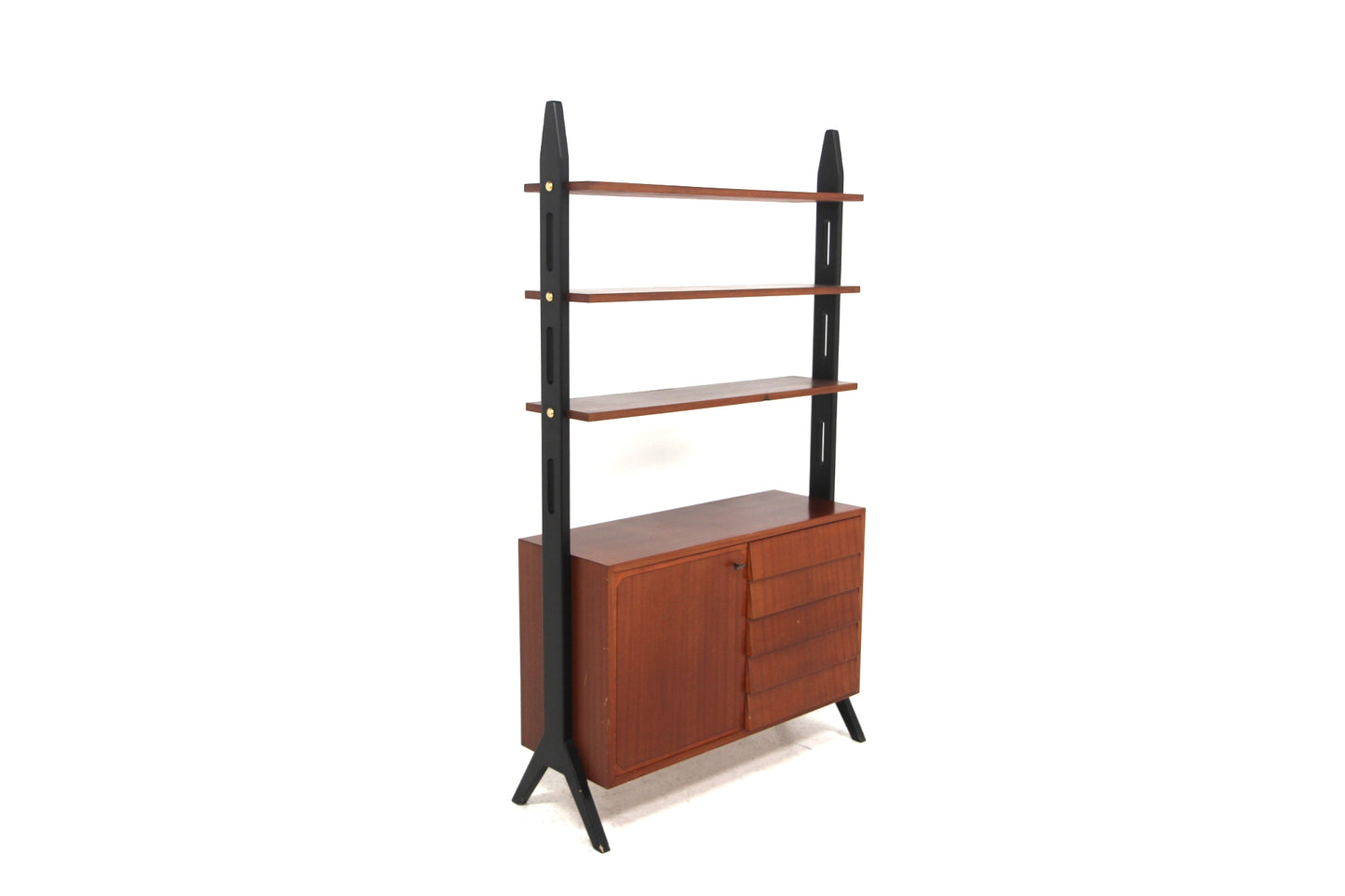 Libreria "Roxen" design svedese vintage anni 50 [sw26503] misure L.100 H.175 P.35