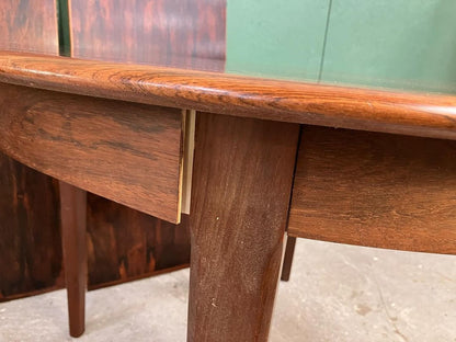 Tavolo rotondo design danese vintage anni 60 [atk97] misure L.115