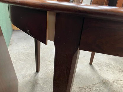 Tavolo rotondo design danese vintage anni 60 [atk97] misure L.115