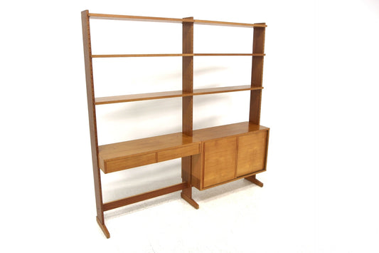 Libreria Double "Parad" Nils Strinning design svedese vintage anni 60 [sw27771] misure L.183 H.180 P.35