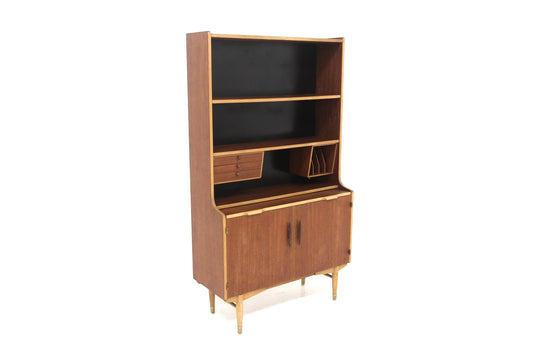 Libreria Hugo Troeds design svedese vintage anni 60 [sw27858] misure L.95 H.165 P.38