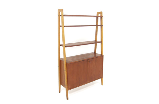 Libreria "Tema" Gillis Lundgren design svedese vintage anni 60 [sw28024] misure L.100 H.170 P.35