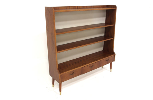Libreria design svedese vintage anni 60 [sw27842] misure L.124 H.127 P.30