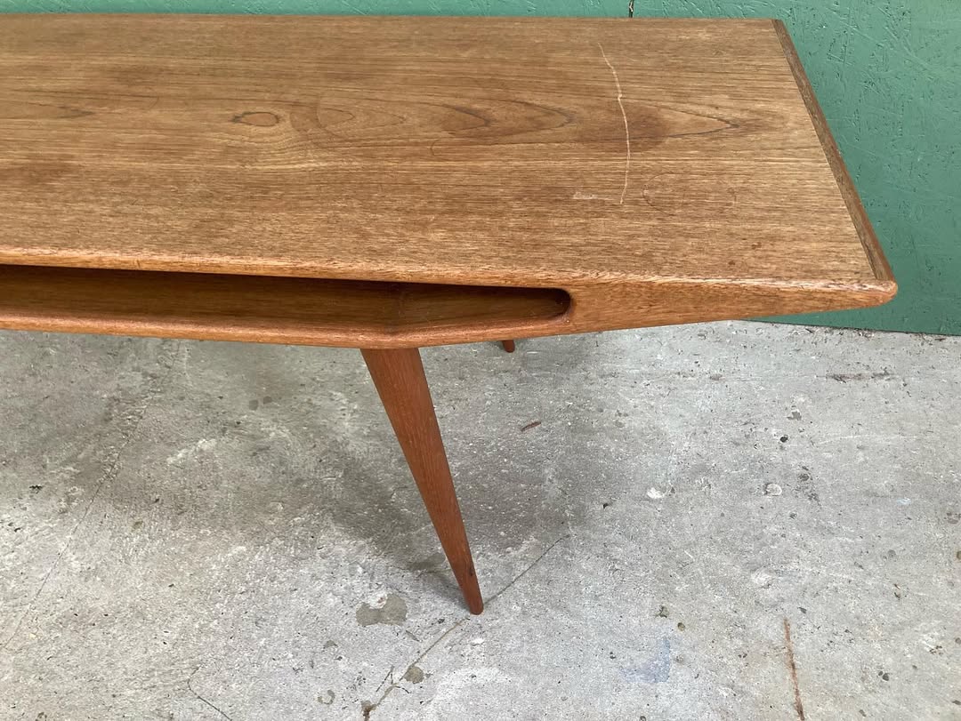 Tavolino "Smilet" Oman Jun design danese vintage anni 50 [atk35]