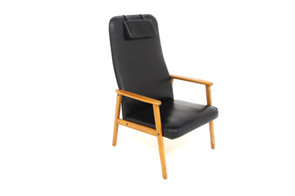 Poltrona design svedese vintage anni 50 [sw26437] misure L.65 H.101 P.74