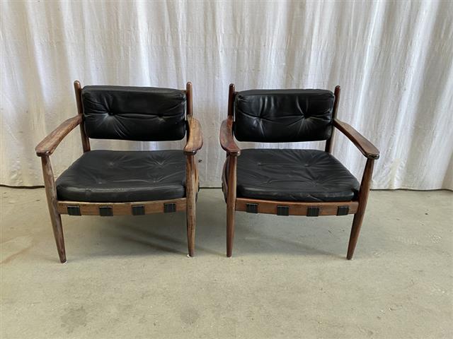 Poltrone coppia Eric Merthen design danese vintage [j44254]