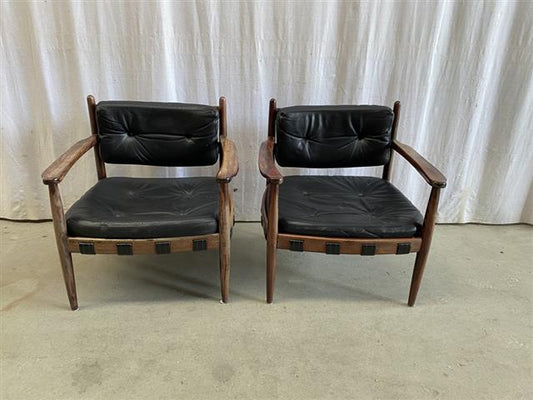 Poltrone coppia Eric Merthen design danese vintage [j44254]