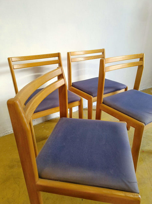 Schienale due listelli orizzontali sedie betulla pattern minimalista supporto ergonomico