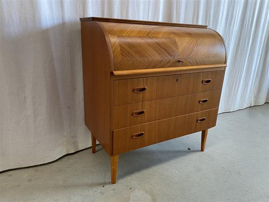 Scrittoio tondo design svedese vintage anni 60 [j44305]