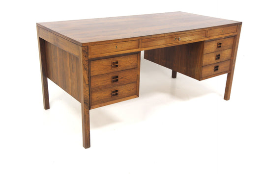 Scrivania design svedese anni 60 palissandro 150cm