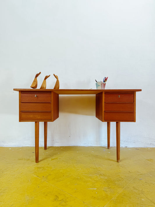 Scrivania vintage design danese anni 50 [87vnt] misure L.120 H.71,5 P.58