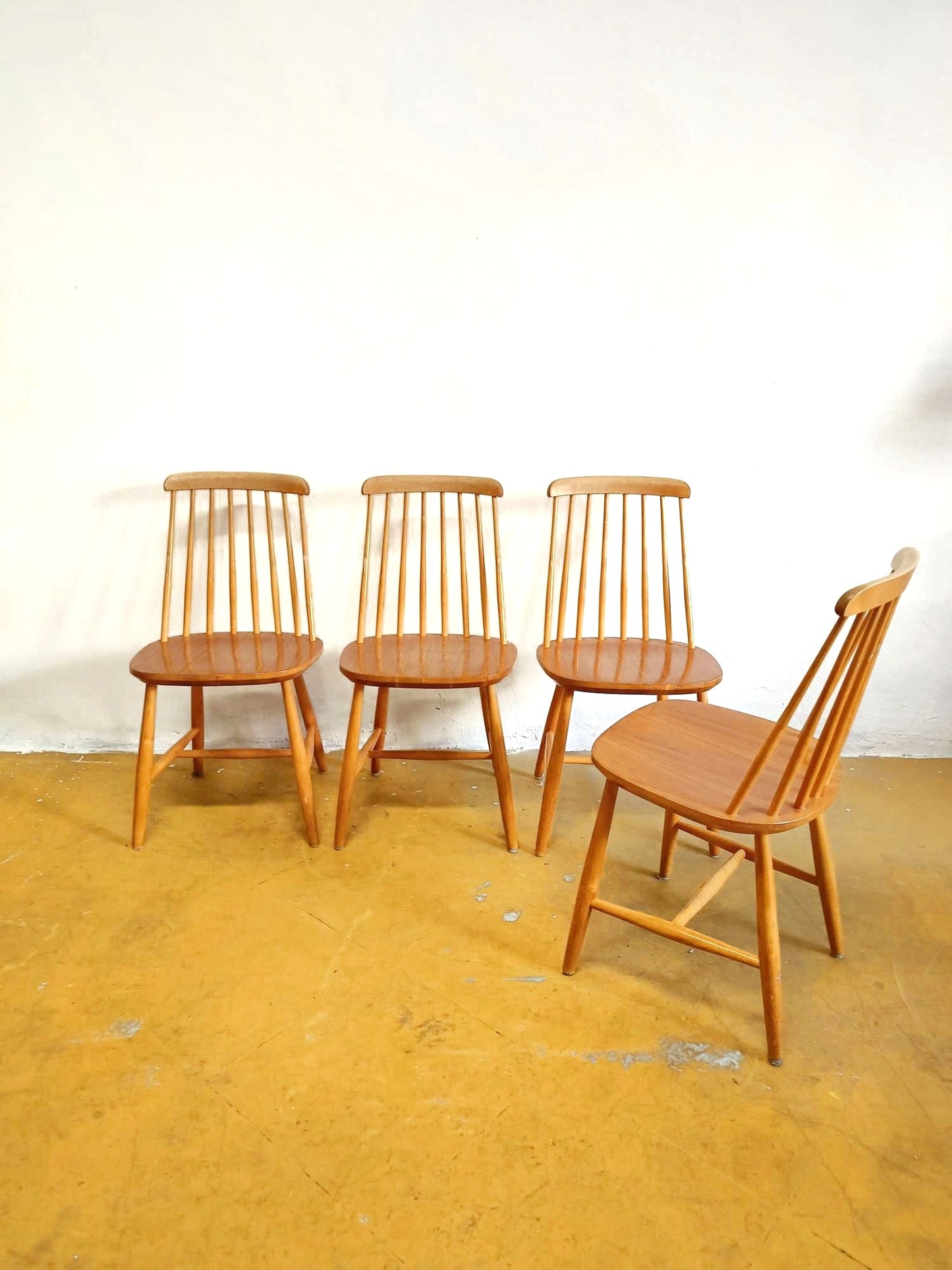 Sedie Nesto design danese vintage anni 50 [91sw24466] misure L.42 H.82/45 P.47