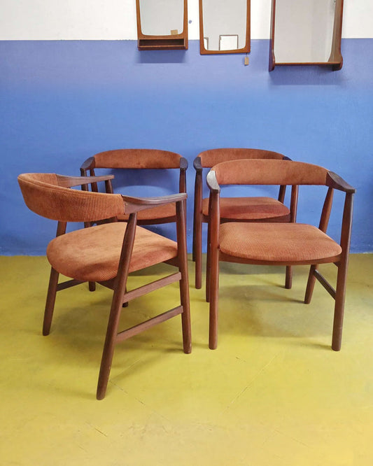 Sedie Thomas Harlev n.213 design danese originale vintage anni 50 [58j-61j-37845+38174]