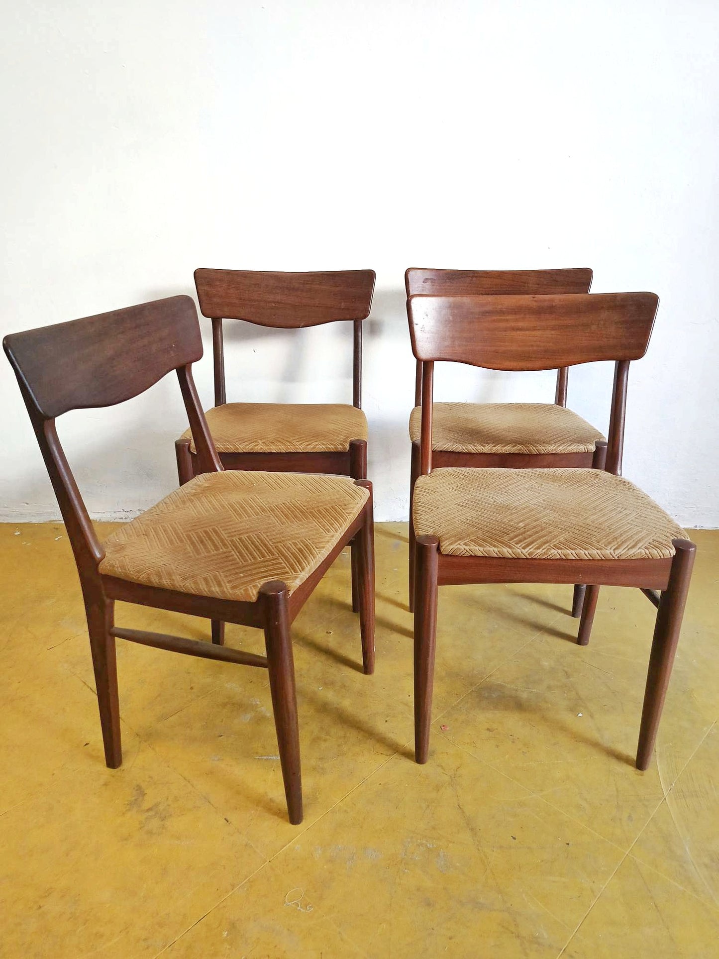 Sedie design norvegese originale vintage anni 50 [cv-norv] misure H.78/45 L.45 P.38