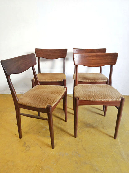 Sedie design norvegese originale vintage anni 50 [cv-norv] misure H.78/45 L.45 P.38