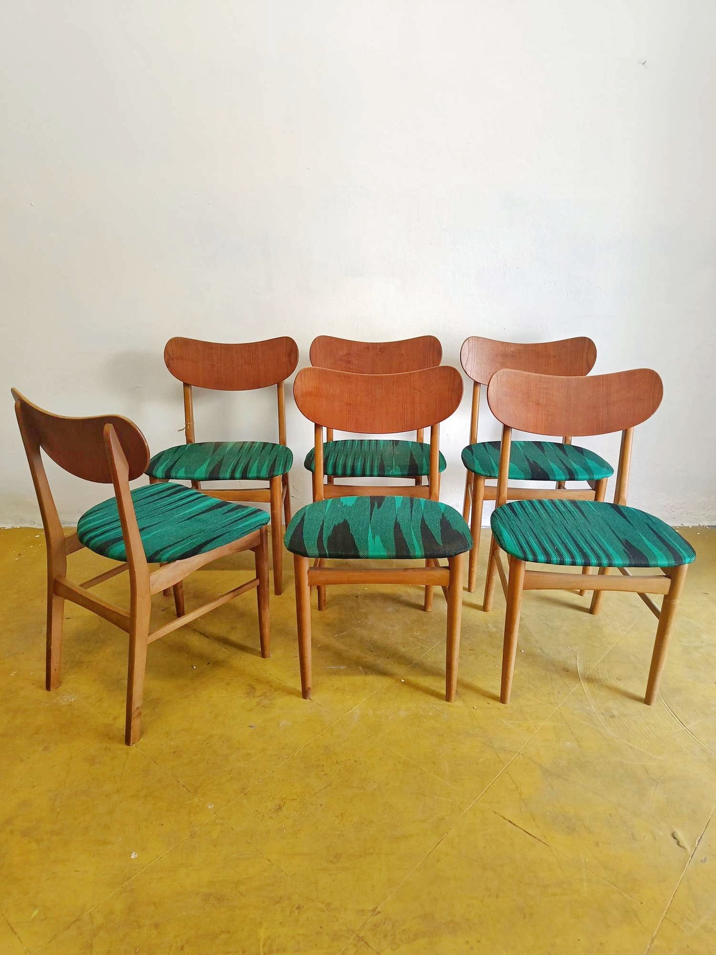 Sedie vintage design danese anni 50 [81mk2] misure L.48 H.45/83 P.46