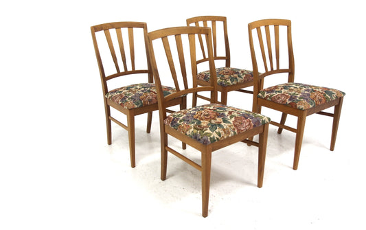 Set 4 sedie design danese anni 50 noce | sw28940