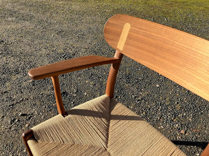 Sedia "Ch26" Hans j Wegner design danese vintage anni 60 [atk187] misure da richiedere
