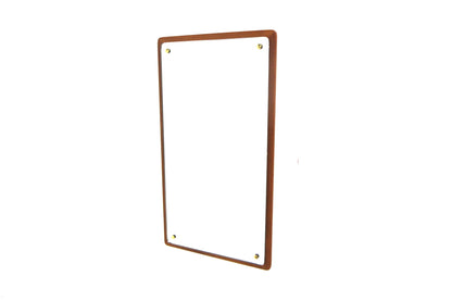 Specchio vintage design svedese anni 50 | teak 40cm