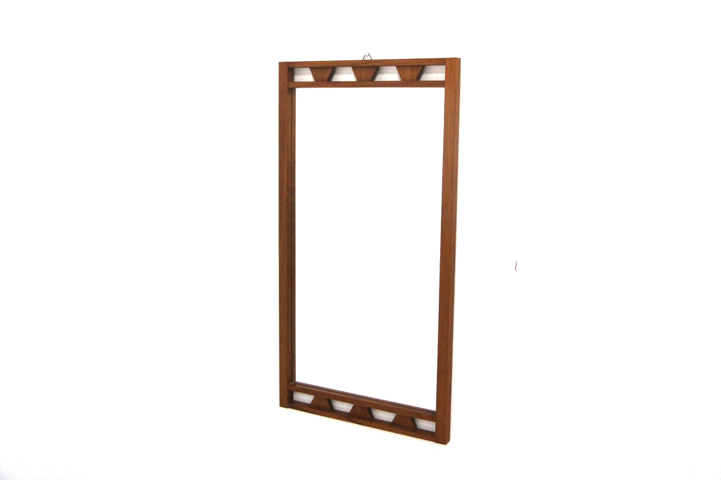 Specchio vintage design svedese anni 60 | teak 38cm