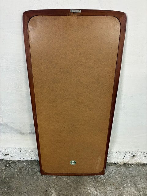 Specchio vintage teak |design danese anni '60 | H.99x46  retro