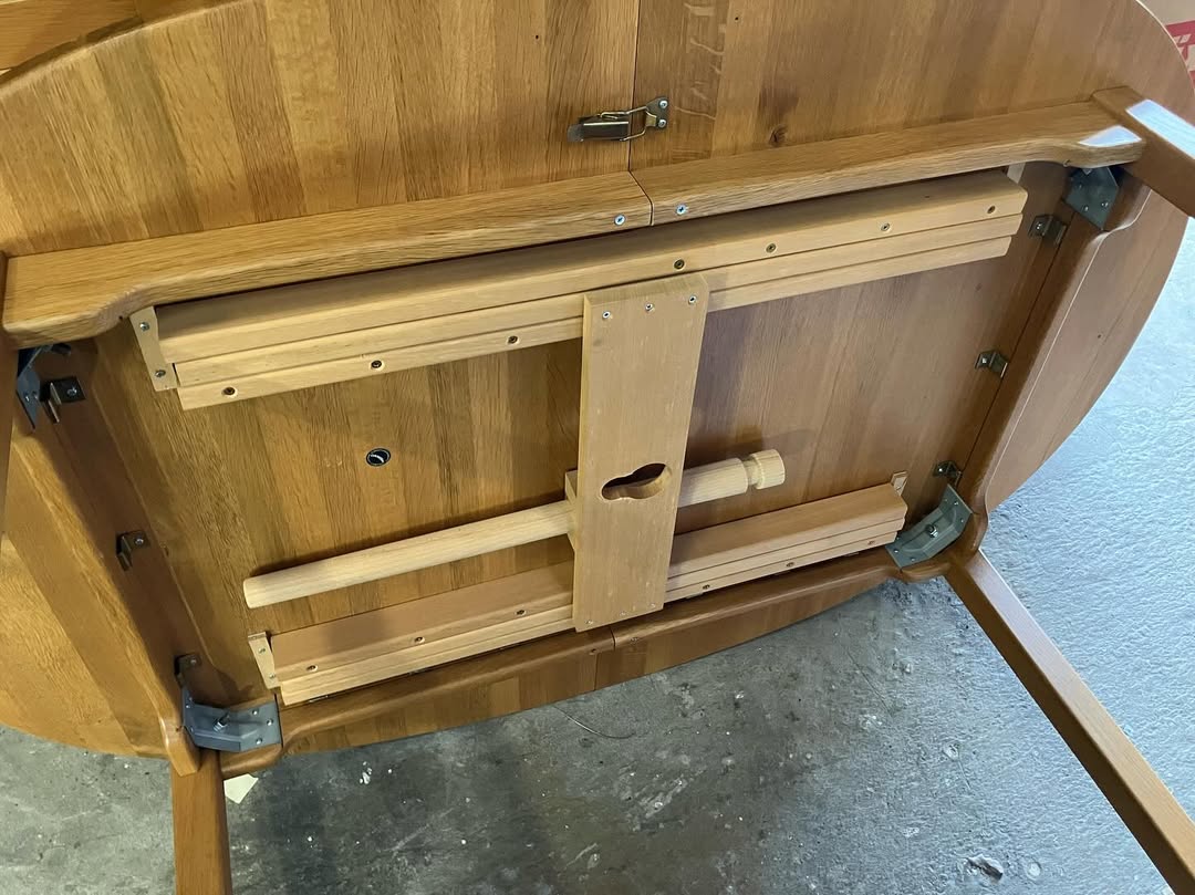 Tavolo ovale Kurt Østervig design danese vintage anni 60 [atk133] misure L. 157-257