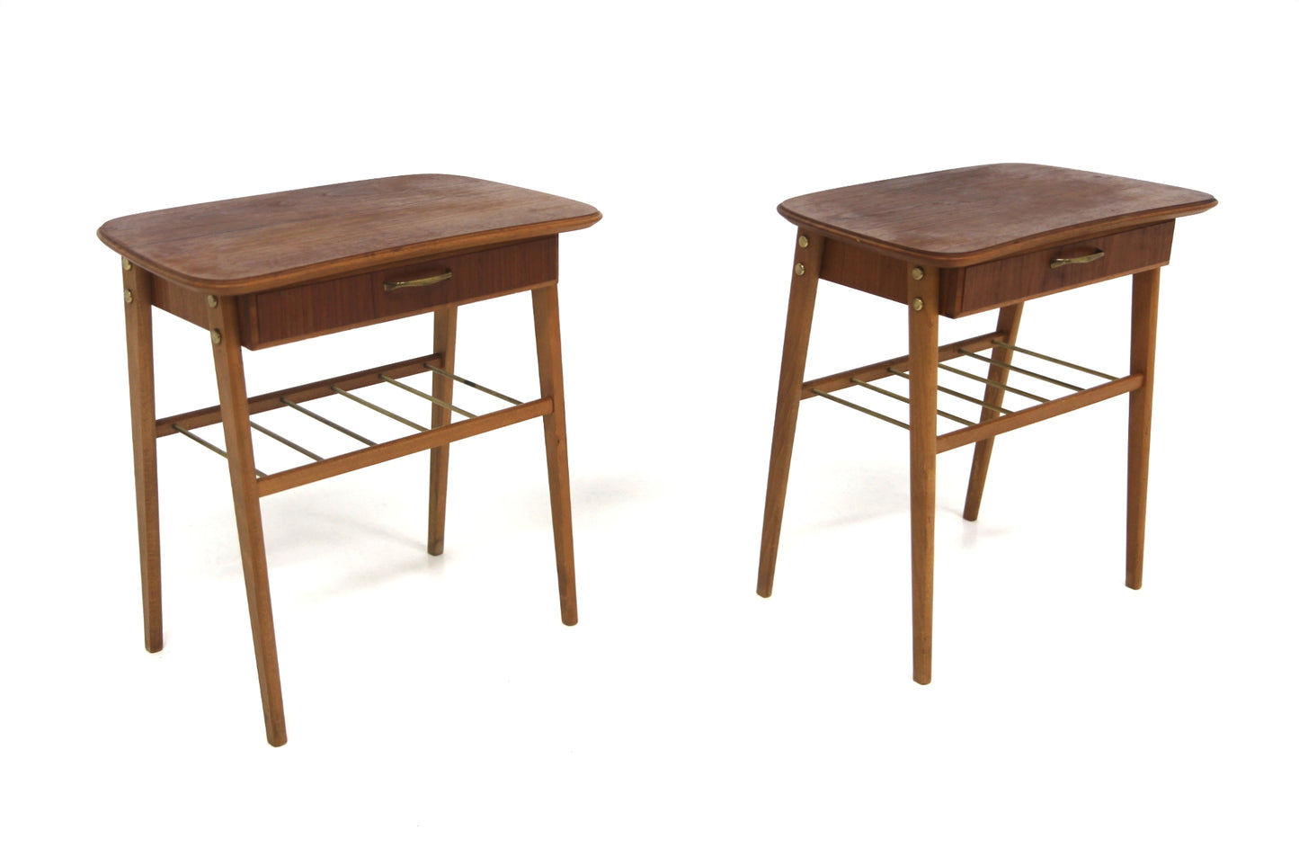 Comodini design svedese vintage anni 50 [sw27102] misure L.52 H.52 P.31
