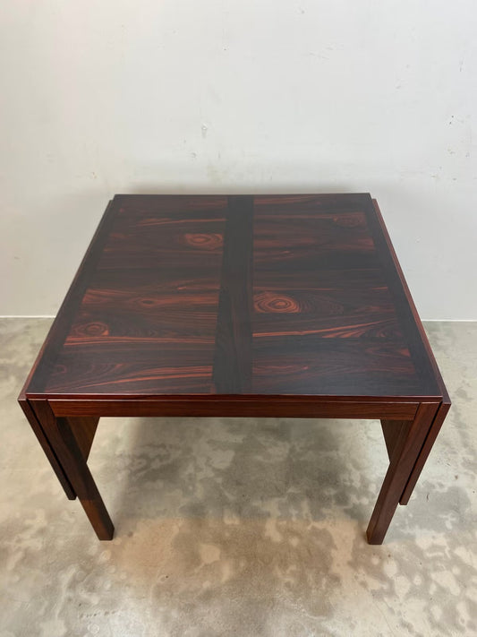 Tavolo quadrato palissandro design danese vintage 1960 | nr7012