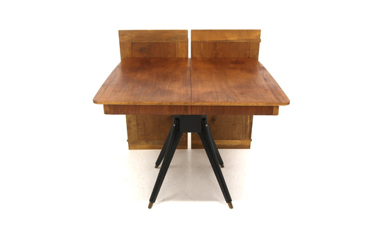 Tavolo rettangolare design svedese vintage anni 50 [sw27844] misure L.90+45+45 H.71 P.90