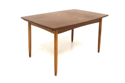 Tavolo rettangolare design danese vintage anni 60 [sw27526] misure L.126 +49 +49 P.72 H.86