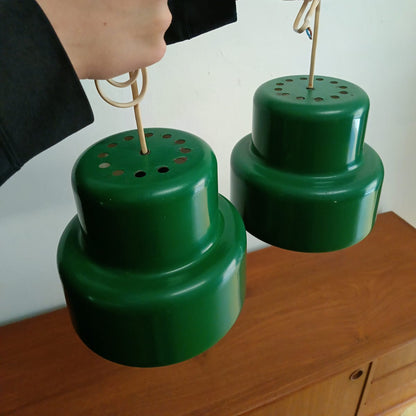 Lampadari Mini Pot Jo Hammerborg design danese vintage anni 50 | coppia verde