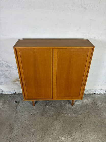 Armadio quercia due ante scorrevoli | design danese anni '60 | L.108 cm | 99ck2427