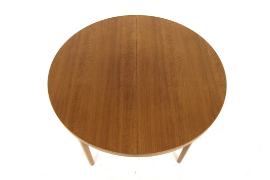 Tavolo tondo design svedese anni '60 | noce | 98sw29085