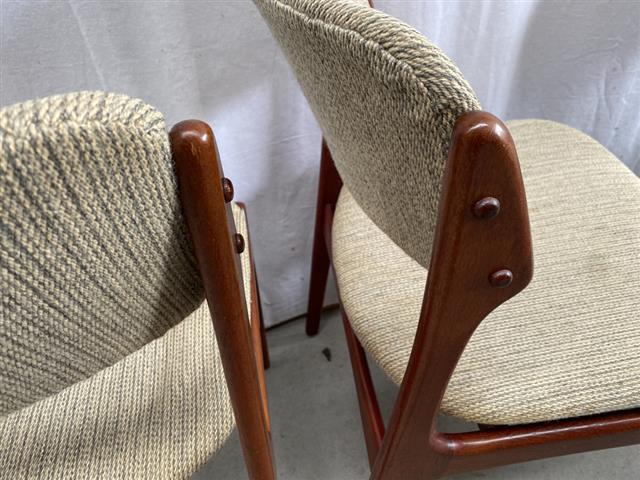 Sedie Erik Buck design danese vintage anni 50 [j41442]