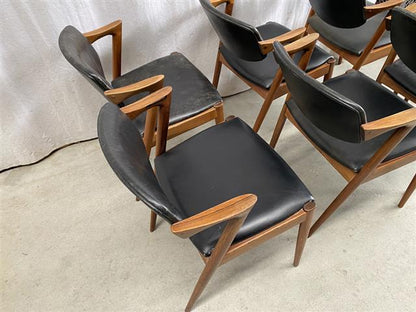 Sedie Kai Kristensen vintage design danese anni 60 [j44193] misure su richiesta