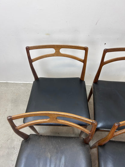 Set 4 Johannes Andersen design svedese vintage anni 60 | nr10339