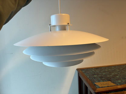 Lampada a sospensione bianca danimarca anni 60/70 | fz10204