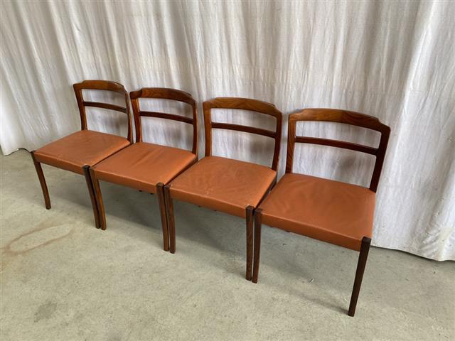 Sedie Ole Wanscher vintage design danese anni 60 [j43411] misure L.51 P.79 H.50