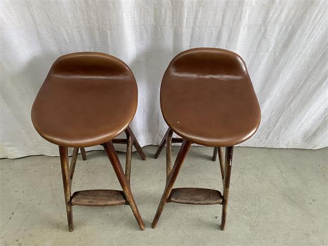Sgabelli coppia Erik Buck vintage design danese anni 60 [j43763] misure su richiesta