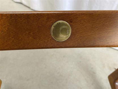 Sedia a dondolo Ole Wanscher vintage design danese anni 60 [j43626] misure L.62 H.85