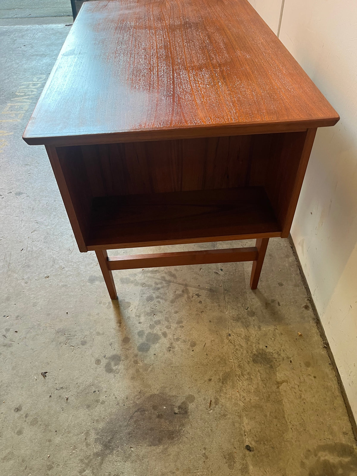 Scrivania in teak 105cm design danese vintage anni 60 | fz8718
