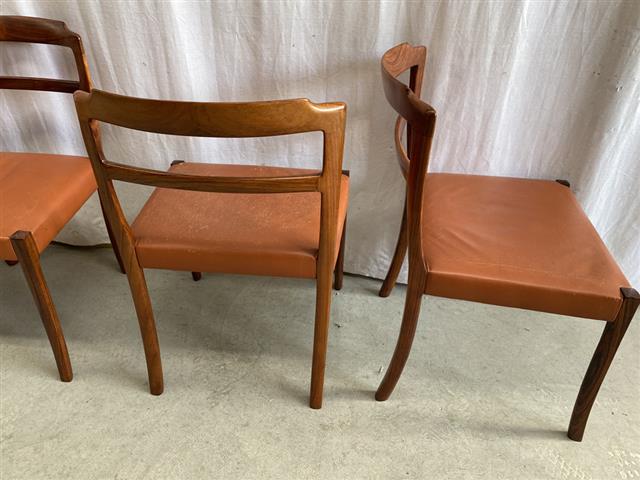 Sedie Ole Wanscher vintage design danese anni 60 [j43411] misure L.51 P.79 H.50