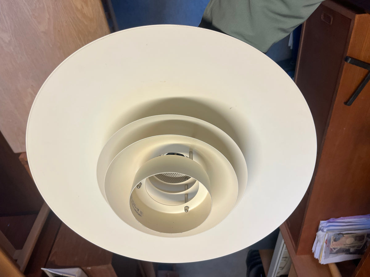 Lampada a sospensione bianca danimarca anni 60/70 | fz10078
